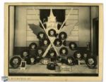 1930-31 Montreal Canadiens Eatons Team Picture and 1934-35 Program