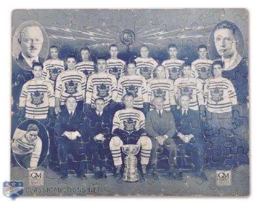 Toronto Maple Leafs 1931-32 Team Photo Jigsaw Puzzle