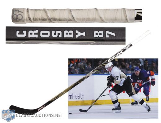 Sidney Crosbys 2008-09 Pittsburgh Penguins Game-Used Reebok/Sher-Wood Stick