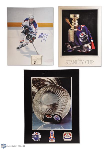 Wayne Gretzky and Edmonton Oilers Frame and Poster Collection of 24