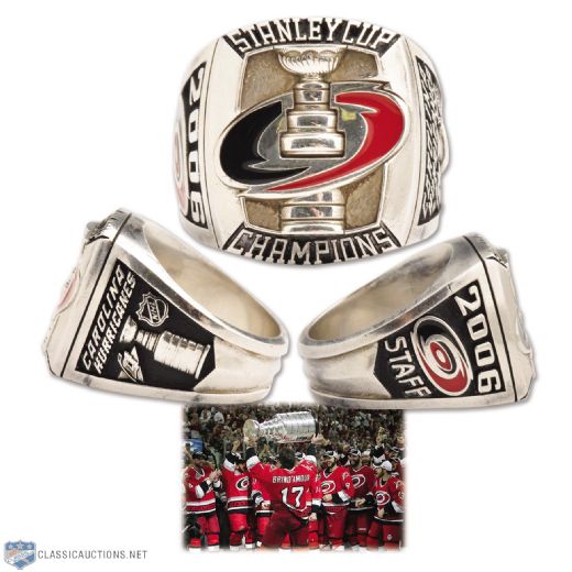 Carolina Hurricanes 2005-06 Stanley Cup Championship Ring