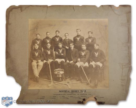 Montreal Amateur Athletic Association 1900 Intermediate Champions Studio Team Photo (19" x 24")