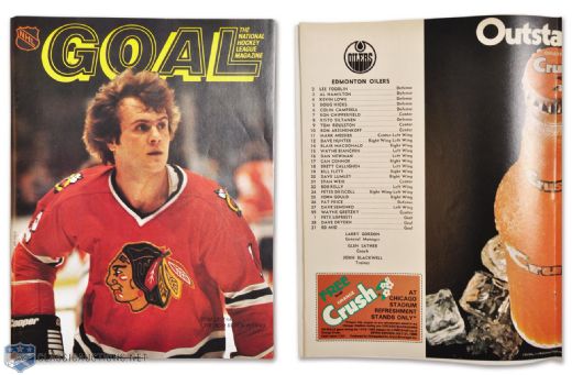 1979 Wayne Gretzkys 1st NHL Game and Point Program