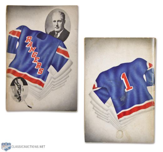 1947-48 New York Rangers Yearbook
