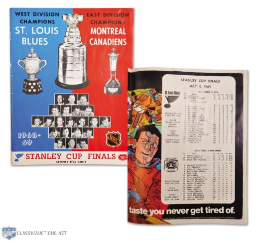 1969 Stanley Cup Final Program - Cup-Winning Game