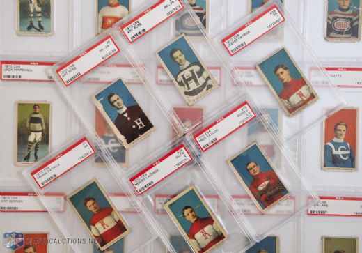 1910-11 Imperial Tobacco C-56 PSA-Graded Complete 36-Card Set