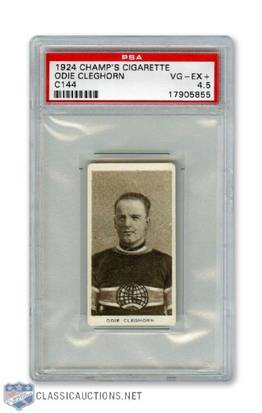 1924-25 Champs Cigarettes C144 Odie Cleghorn - Graded PSA 4.5