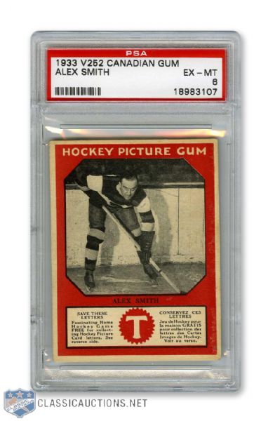 1933-34 Canadian Chewing Gum V252 Alex Smith - Graded PSA 6