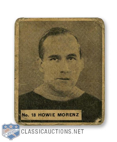 1937-38 World Wide Gum V356 #18 HOFer Howie Morenz