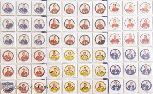 1960-61 Shirriff Hockey Coin Complete Set of 120