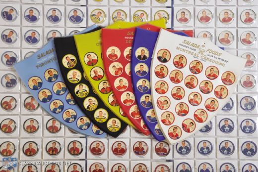 1960-61, 61-62 (with Shields) and 62-63 Shirriff Hockey Coin Complete Sets