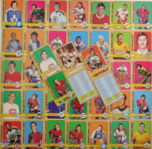 1972-73 O-Pee-Chee Complete 341-Card Set Including Variations
