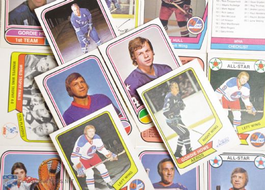 1975-76, 76-77 and 77-78 O-Pee-Chee WHA Complete Sets