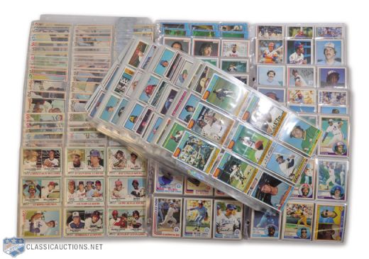 Massive 1970s-2000s Baseball and Other Sports Set Collection of 370+