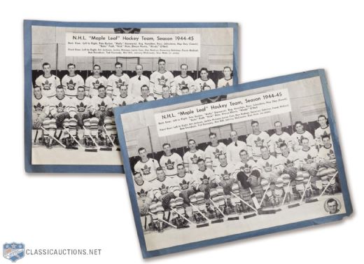 1944-45 Bee Hive Toronto Maple Leafs Premium Team Photos (2)