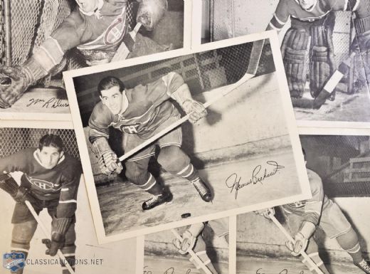 1945-54 Quaker Oats Hockey Photo Collection of 58