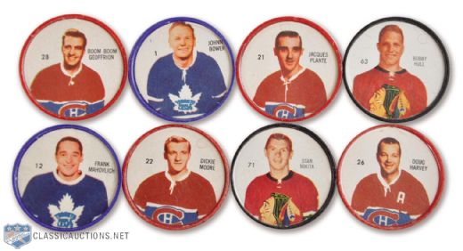 1960-61, 61-62 and 62-63 Shirriff Hockey Coin Collection of 156