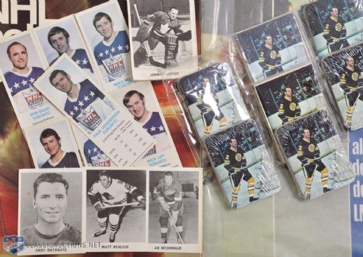 1965-78 Hockey Set and Partial Set Collection of 10