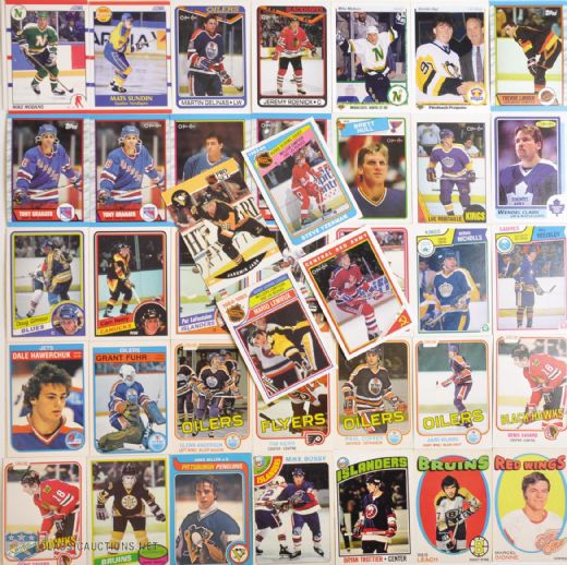 1970s-1990s Hockey Rookie Card Collection of 38 with Dionne, Bossy, Bourque, Yzerman and Others
