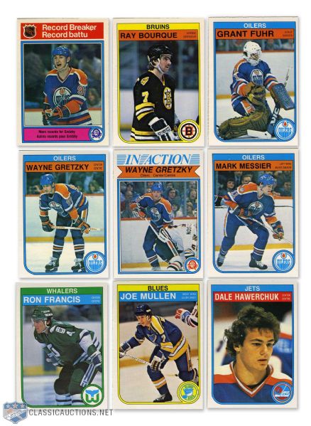 1980s O-Pee-Chee / Topps Set Collection of 10 Plus Other Cards