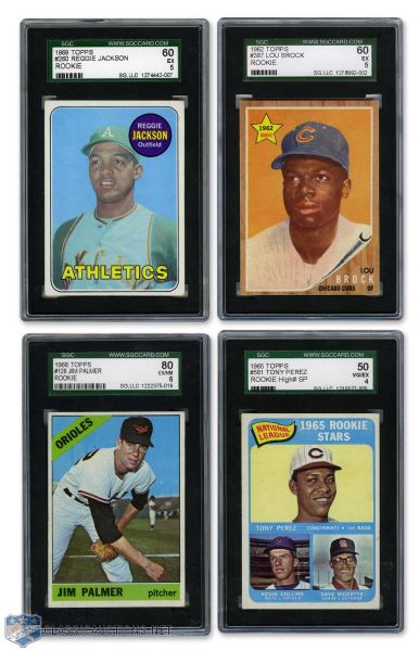 1960s Baseball Star and Rookie Card Collection of 23 with Many Graded