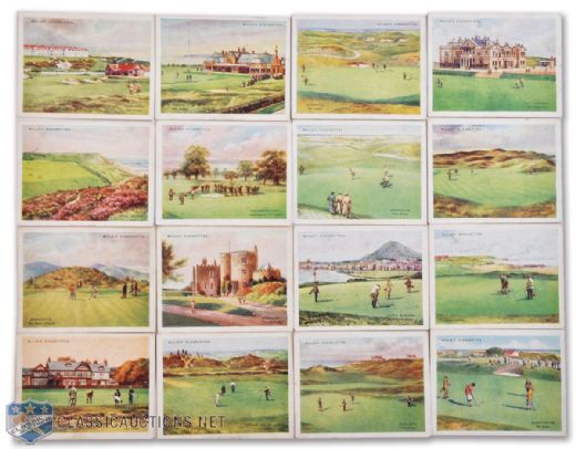 1924 W.D. & H.O. Wills "Golfing" Complete 25-Card Set