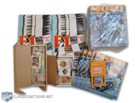1979 Panini Motor Sport Motorcycle Racing Stickers and Albums Huge Collection