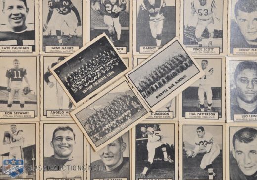 1962 Topps CFL Near Complete Set (168/169)