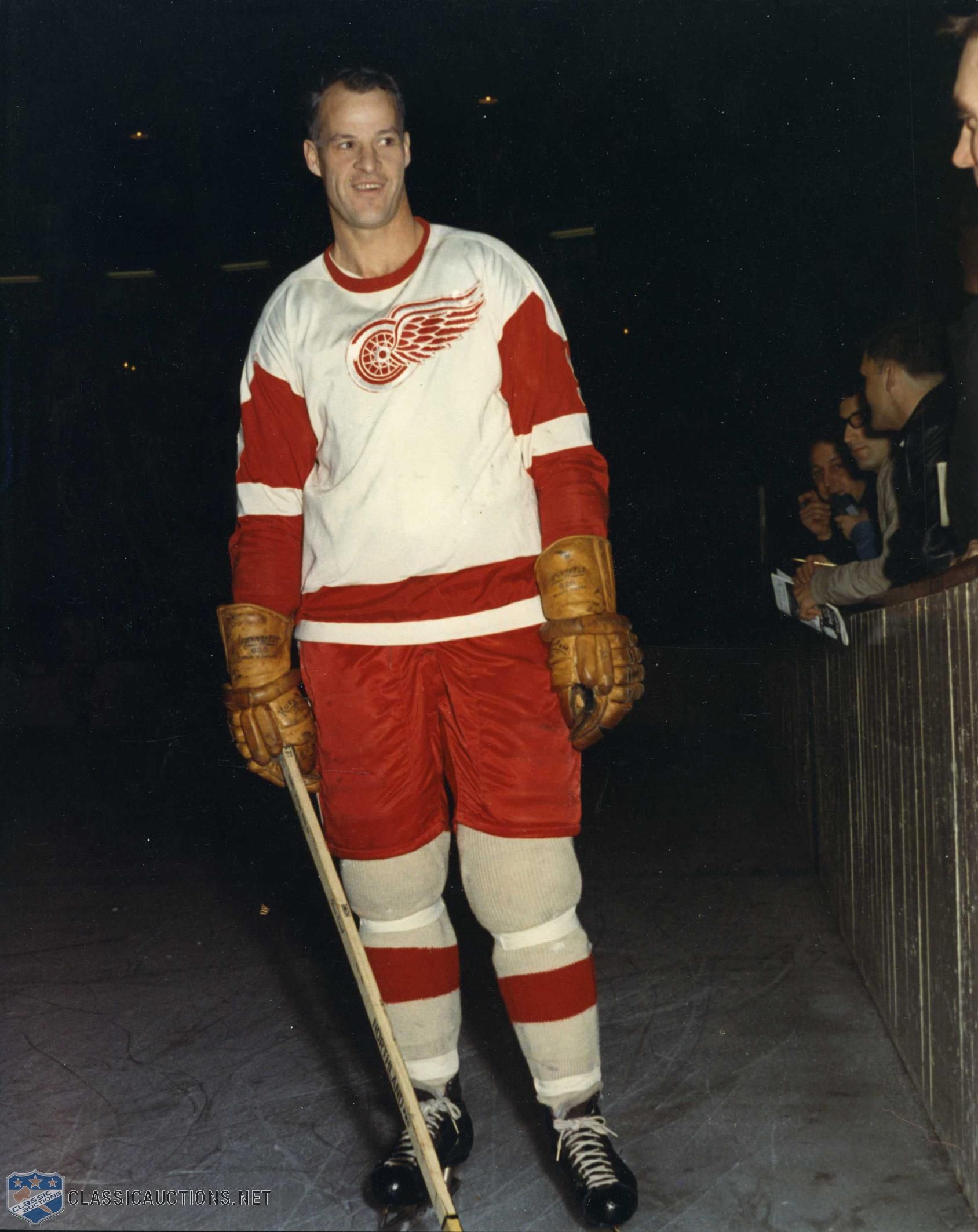 Lot Detail - 1960s Gordie Howe Detroit Red Wings Game-Used