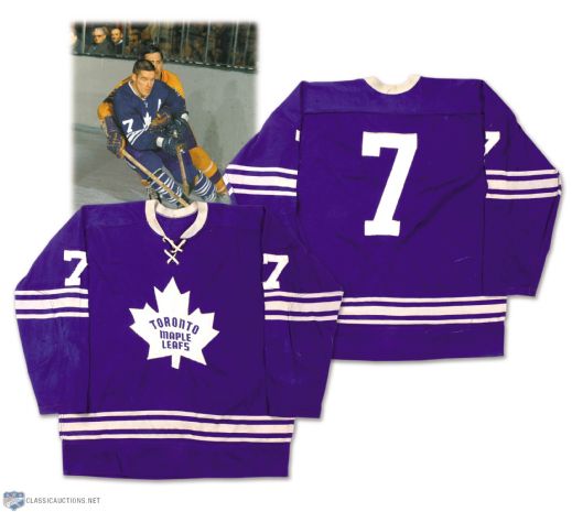 Tim Hortons 1969 Toronto Maple Leafs Game-Worn Jersey - Photo-Matched!
