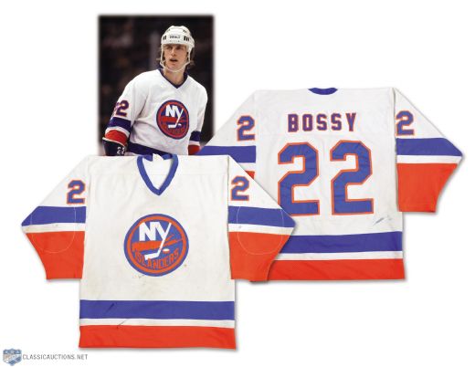 Mike Bossy Early-1980s New York Islanders Game-Worn Jersey - Photo-Matched!