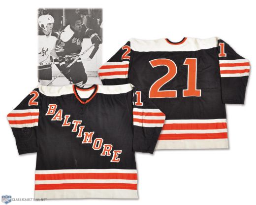 1973-74 AHL Baltimore Clippers / 1974-75 WHA Baltimore Blades #21 Game-Worn Jersey