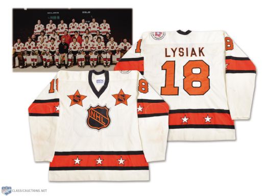 Tom Lysiaks 1976 NHL All-Star Game Campbell Conference Game-Worn Jersey with His Signed LOA