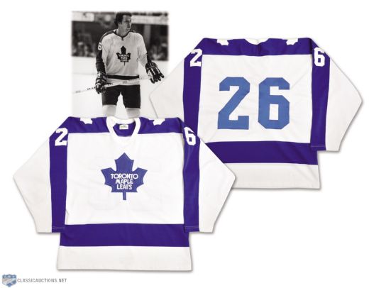 Kurt Walkers 1977-78 Toronto Maple Leafs Game-Worn Jersey with Walkers LOA