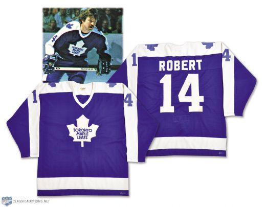 Rene Roberts 1980-81 Toronto Maple Leafs Game-Worn Jersey