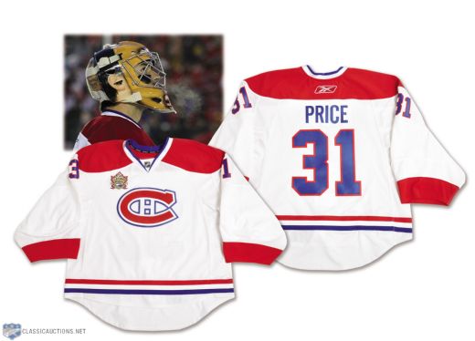 Carey Prices 2011 Classic Heritage Montreal Canadiens Game-Worn Jersey with LOA