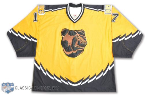 Rob Zamuners 2002-03 Boston Bruins Game-Worn Alternate Jersey with LOA