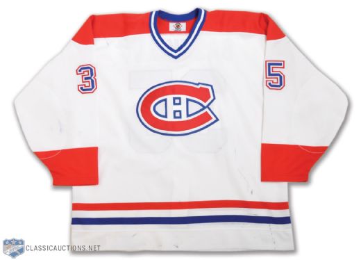 Andrei Bashkirovs 1998-99 Montreal Canadiens Game-Worn Jersey with Team LOA