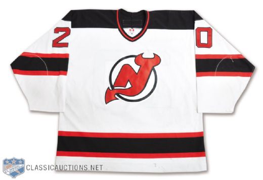 Jay Pandolfos 2003-04 New Jersey Devils Game-Worn Jersey with LOA