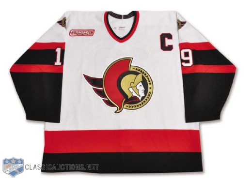 Alexei Yashins 1999-2000 Ottawa Senators Signed Game-Issued Jersey