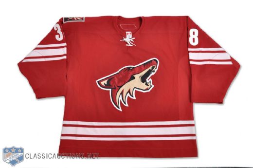 Dave Scatchards 2005-06 Phoenix Coyotes Game-Worn Jersey with Team LOA
