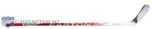 Johan Franzens Detroit Red Wings Easton SE16 Signed Game-Used Stick