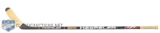 Darren McCartys Detroit Red Wings Hespeler Signed Game-Used Stick