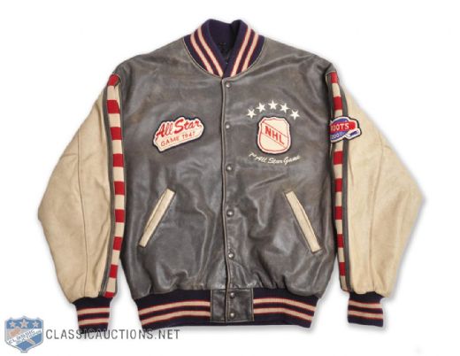 1947 NHL All-Star Game Roots Leather Jacket