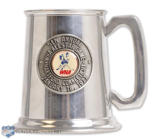Joe Daleys 1977 WHA All-Star Game Commemorative Mug