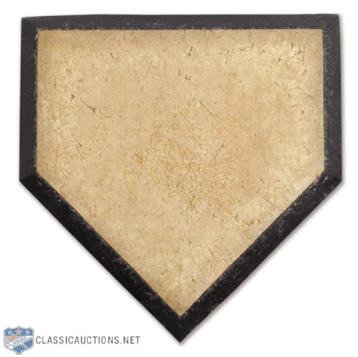 Tiger Stadium / Detroit Tigers 1981 Game-Used Main Field Home Plate