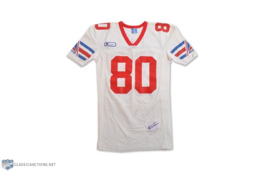 James Hoods 1986 Montreal Alouettes Game-Worn Jersey