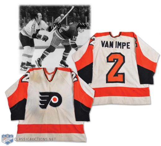Ed Van Impes 1973-74 Philadelphia Flyers Game-Worn Jersey
