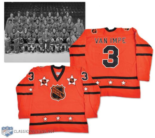 Ed Van Impes 1975 NHL All-Star Game Campbell Conference Game-Worn Jersey