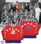 Emile "Butch" Bouchards 1947 First NHL All-Star Game "All-Stars" Game-Worn Jersey